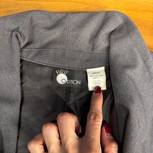 First Option Gray Women's Blazer